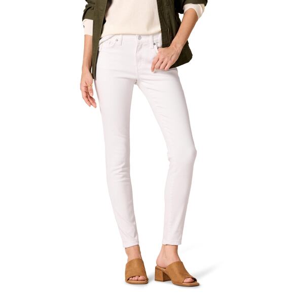 Amazon Essentials Women's Mid-Rise Skinny Jean White Size 0 - Picture 1 of 6
